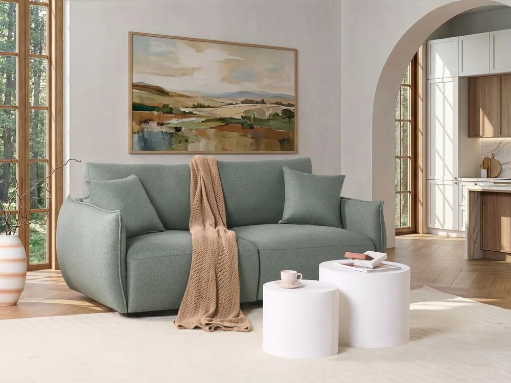 Sofa modułowa dla 2 osób MESNALI Zielony