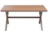 Aluminium Garden Table 160 x 90 cm Taupe TIANO _935886