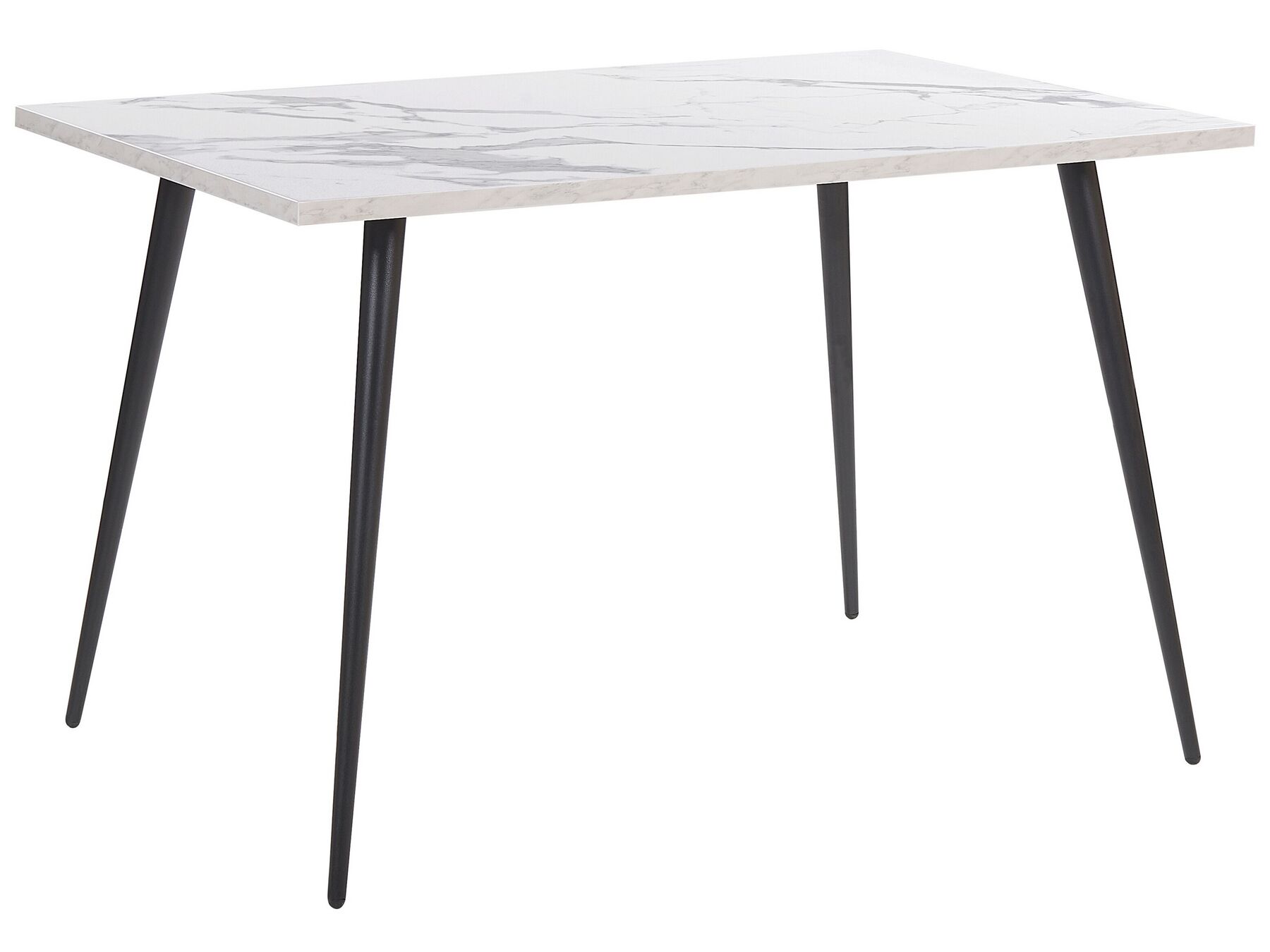 Mesa de Jantar com efeito de mármore branco 120 x 80 cm SANTIAGO_775925