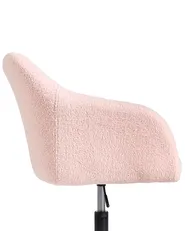 Krzesło obrotowe VENICE Boucle Pastelowy róż_1099874