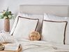 Set of 2 Cotton Cushions 45 x 45 cm Off-White IANTHE_940112