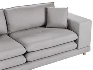 Divano 2 posti HEDEN con cuscino Tessuto Grigio_950625