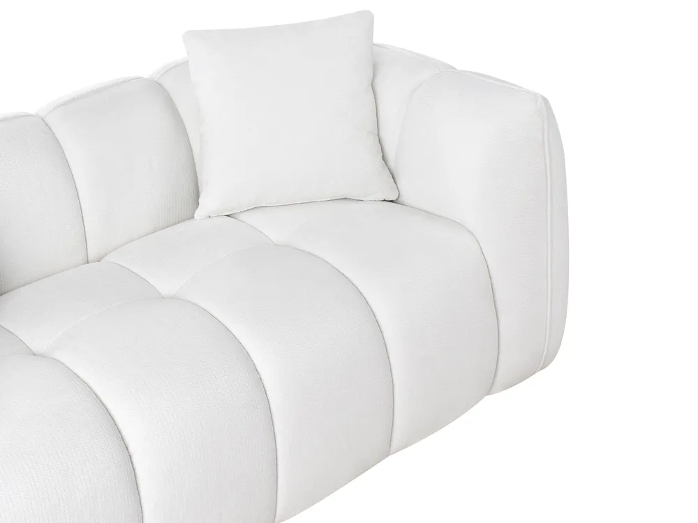 Sofa 2 Seater NESS Fabric White_1002485