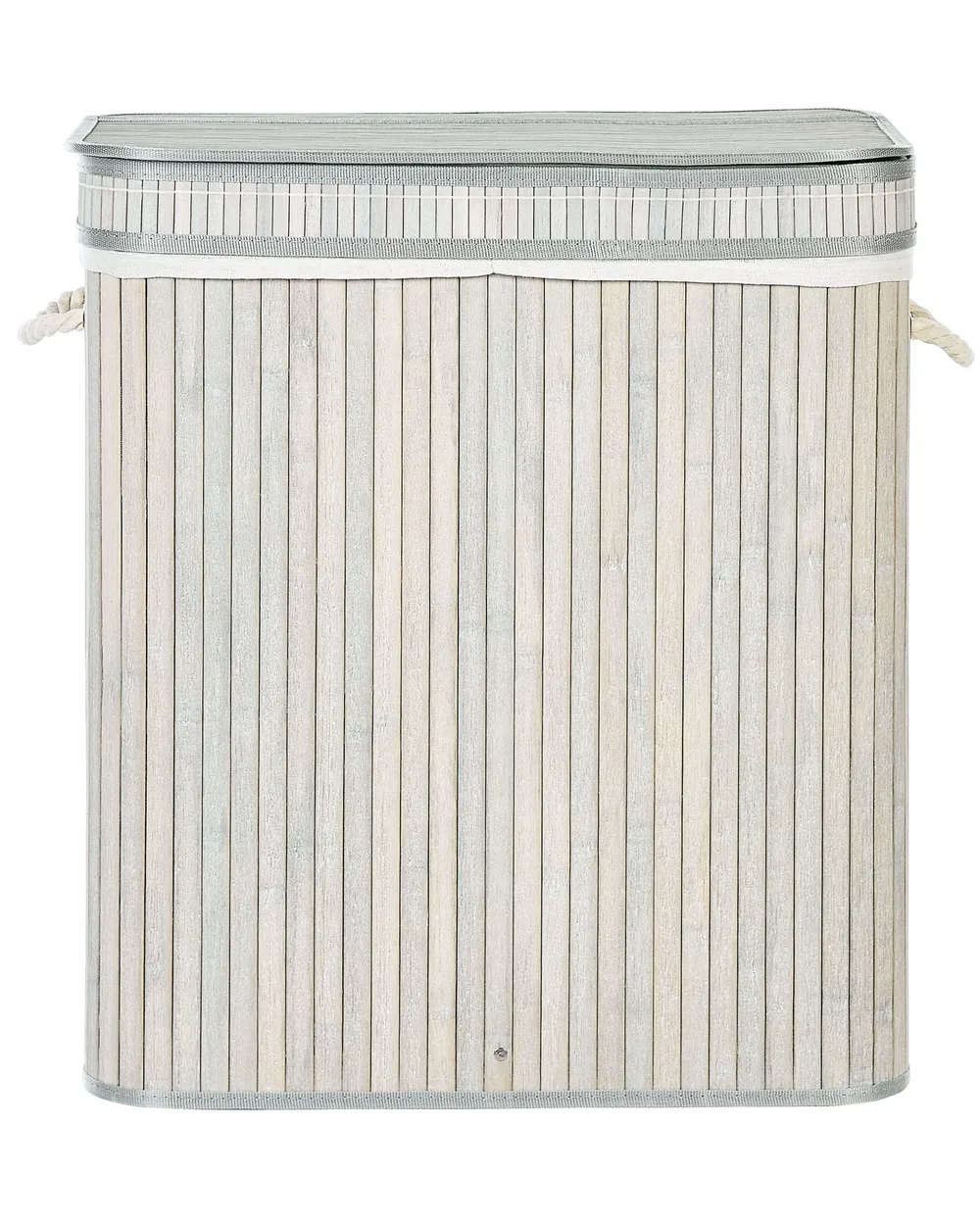 Kosz na pranie KALTHOTA Bambus Szary 100 L_849164