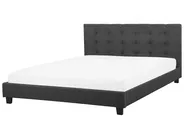 Waterbed Fabric LA ROCHELLE 180 x 200 cm (EU Super King) Dark Grey_844896