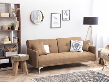 3-seters sovesofa beige LUCAN