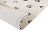 Bavlnený koberec 200 x 300 cm béžový AFIS_853985