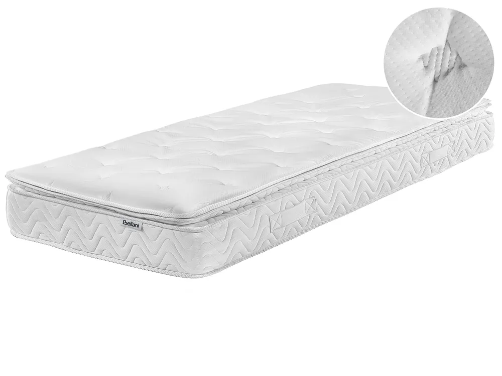 Materac kieszeniowy memory foam zdejmowany pokrowiec twardy LUXUS Różne rozmiary
