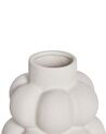 Stoneware Flower Vase 32 cm White VIMBA_935360