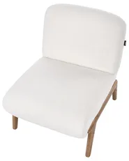 Fotel NIVA Boucle Złamana biel_1085565