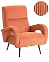 Armchair SVALOV Corduroy Orange