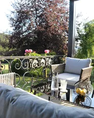 Set da giardino con tavolo 4 posti PREVEZA Rattan sintetico (PE) Grigio_775351