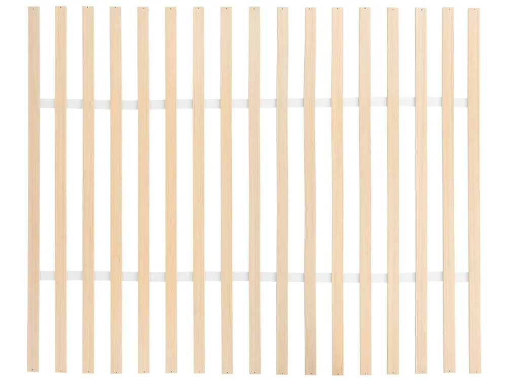 Bett mit Lattenrost WIZERNES 160 x 200 cm Helle Eiche_1059222