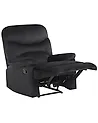 Recliner Chair ESLOV with Footrest Velvet Black