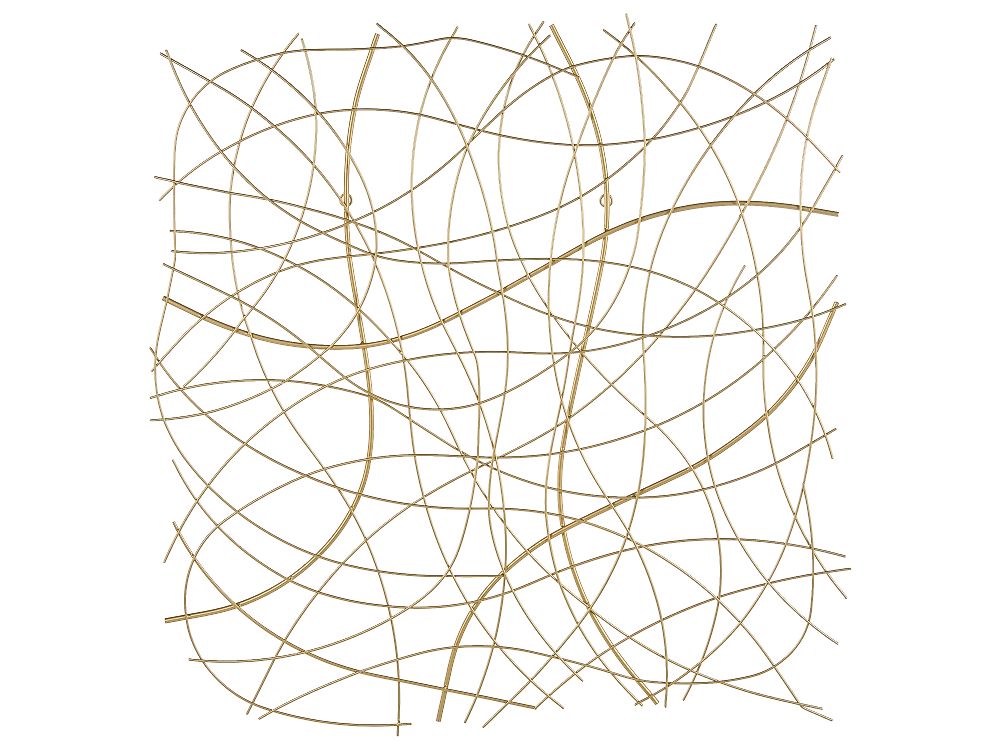 Wall Decor ACATITA 78 cm Metal Gold