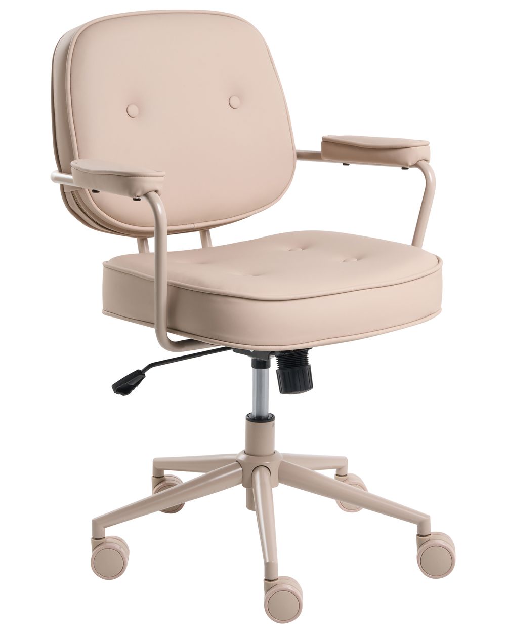 Desk Chair PARAMUS Faux Leather Beige