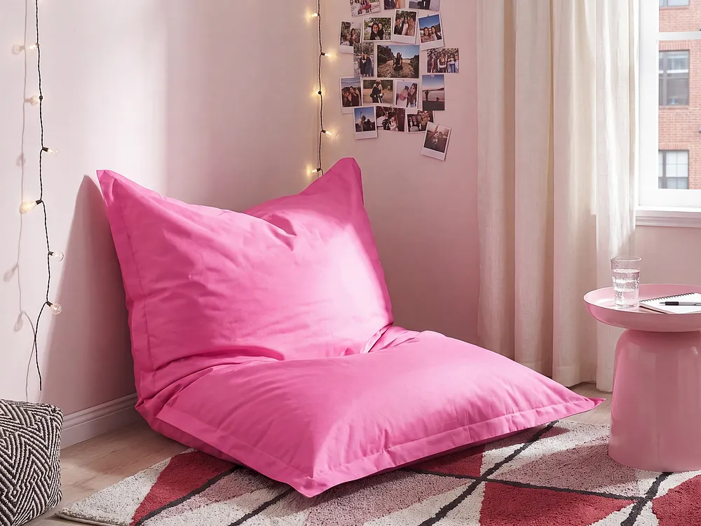 Pouf poire 300 L FUZZY 140 cm 180 cm Rose fushia_1150532