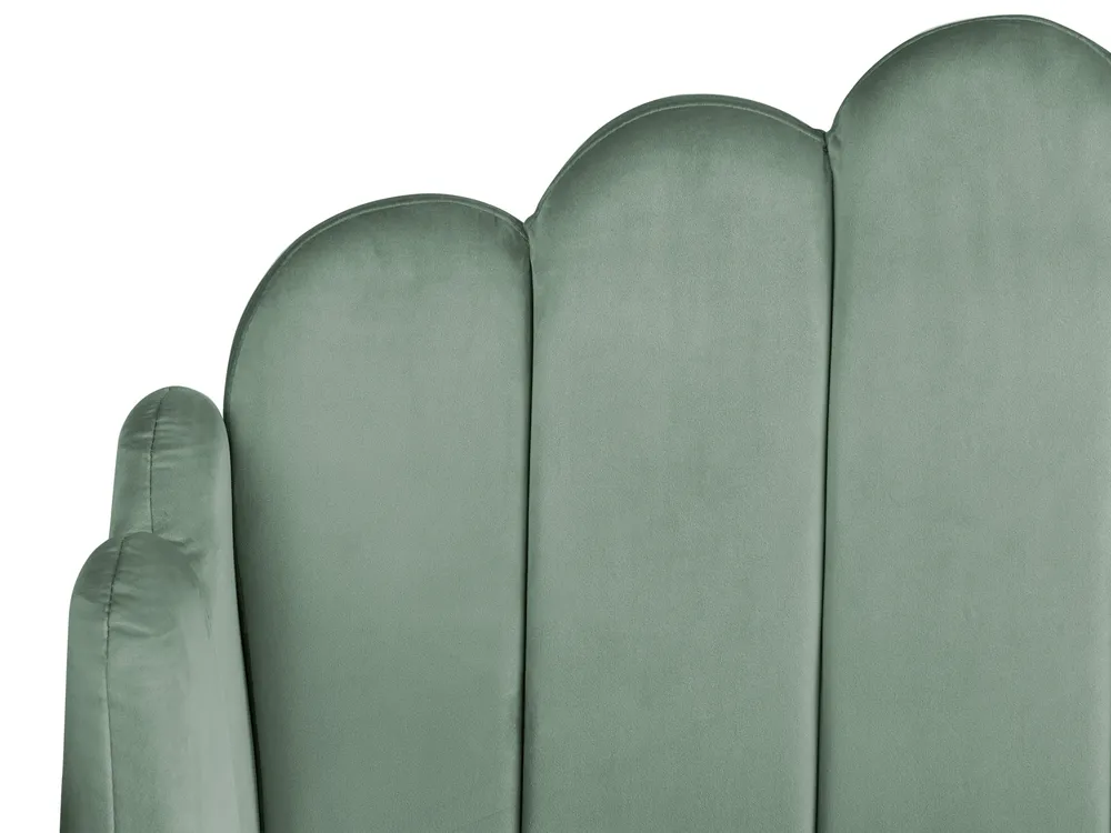 Bed Velvet AMBILLOU 140 x 200 cm (EU Double) Green_902521
