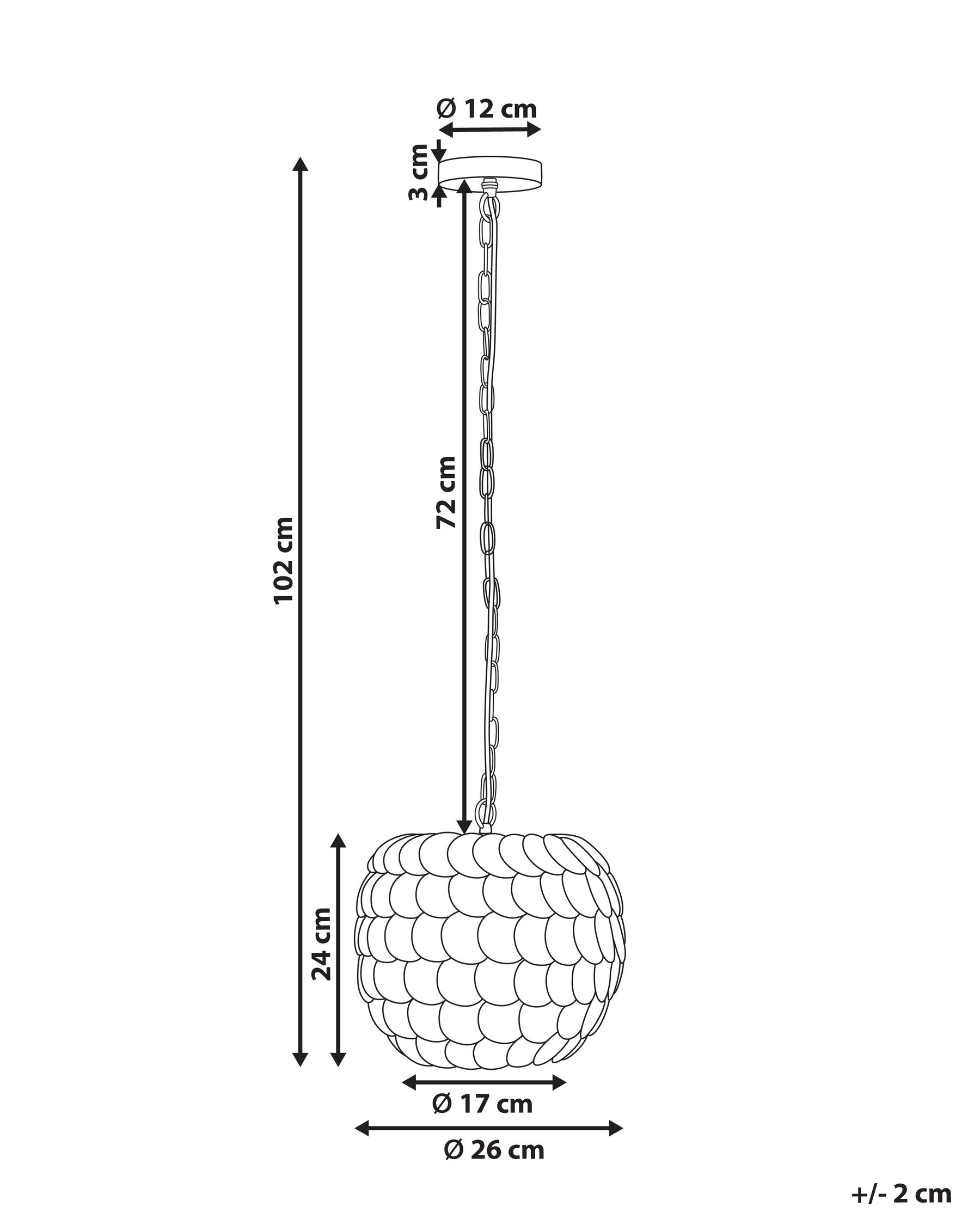 Pendant Lamp MASKELIYA Coconut Shell Beige_1003232