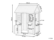 Garden Playhouse SAURIS Fir Wood Green_1105481