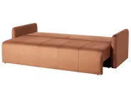 Divano letto 3 posti EGGE Velluto Marrone dorato_1020959