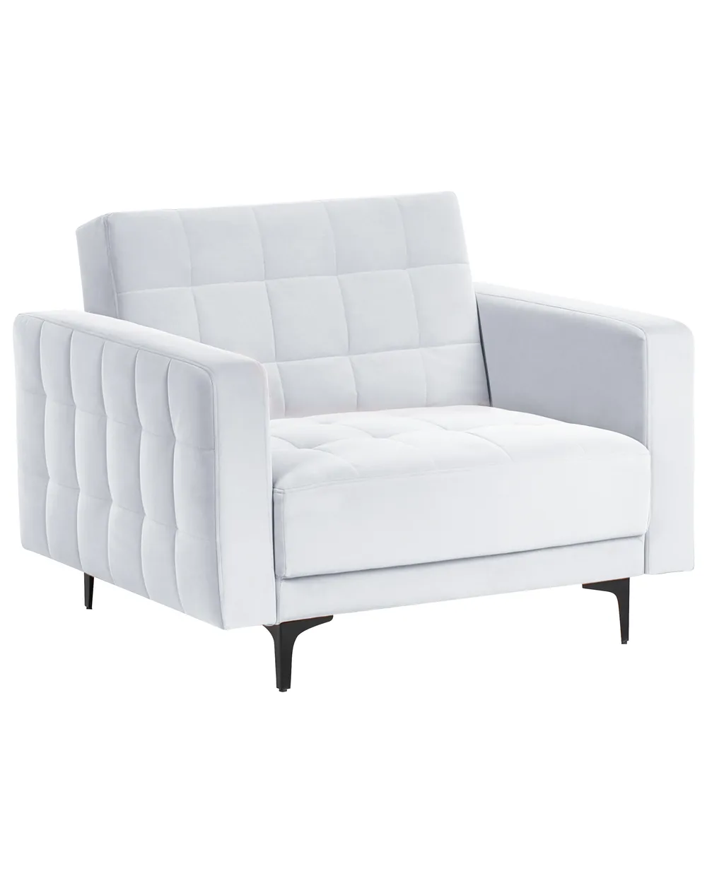 Armchair ABERDEEN Velvet Light Grey_984145