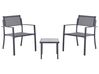 Bistro Set TAVOLETO Metal Dark Grey