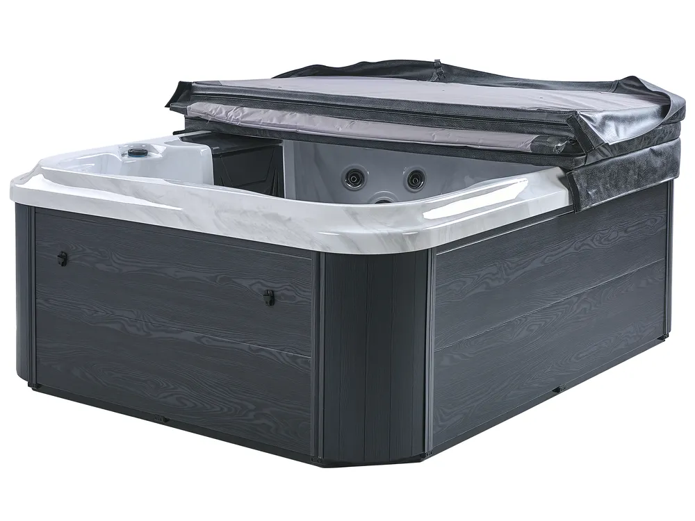 Outdoor Hot Tub with LED ARCELIA White_825129