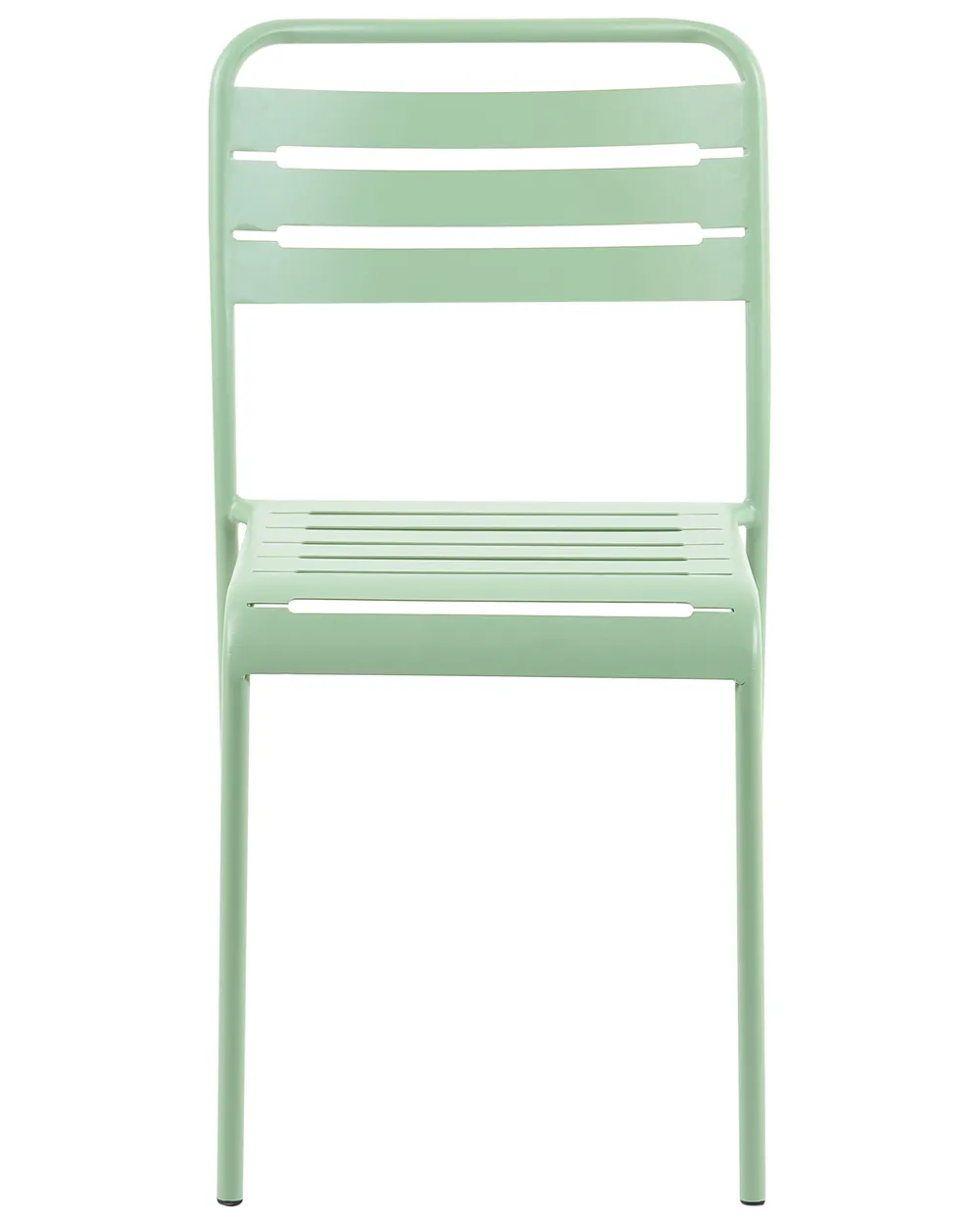 Set di 2 sedie da giardino LEFKADA Metallo Verde_1081214