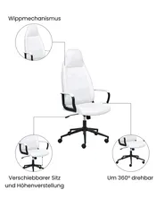Bürostuhl REBEL Stoff Cremeweiss_1059695