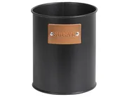 4 Piece Bread Bin and Canister Set REVERIE Iron Black_1069581