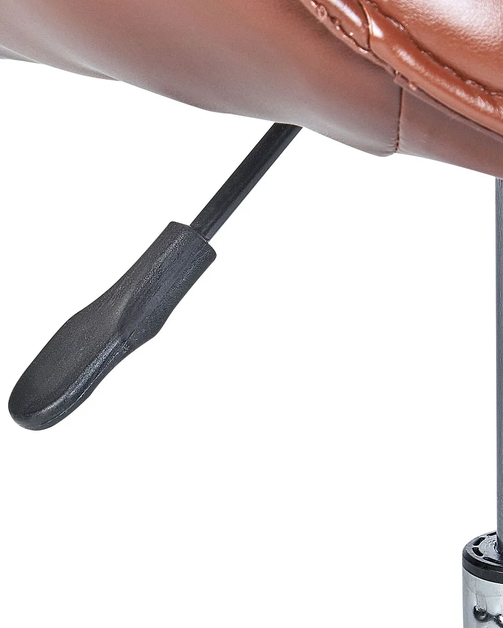 Desk Chair NEWDALE Faux Leather Dark Brown_854765