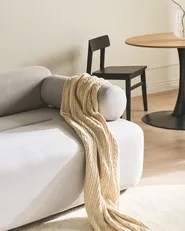 Sofa 2 Seater ELVA Fabric Light Grey_1035679