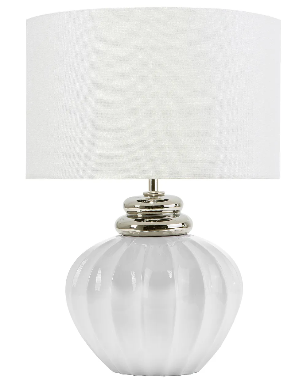 Lampa stołowa NERIS Ceramika Złamana biel