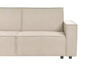 Corner Sofa Bed 3 Seater ROMEDAL II Fabric Beige Right Hand_971615