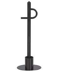 Toilet Roll and Brush Holder SARTO Metal Black_821973