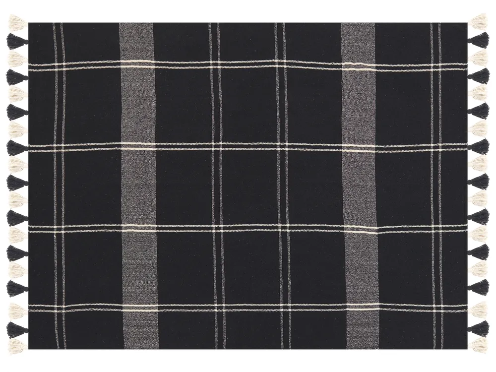 Blanket KULAC Cotton 130 x 170 cm Black_864078