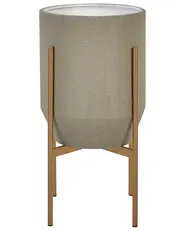 Donica na nóżkach HYBRIDUM 33 cm Metal Szary_923564