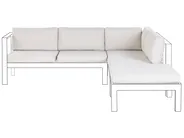 Outdoor Cushion Cover Set MESSINA Off-White_929551