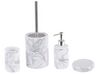 Set de accesorios de baño 4 piezas de cerámica blanca ARAUCO_788574