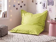 Pouf poire 300 L FUZZY 140 cm 180 cm Vert citron_1150525