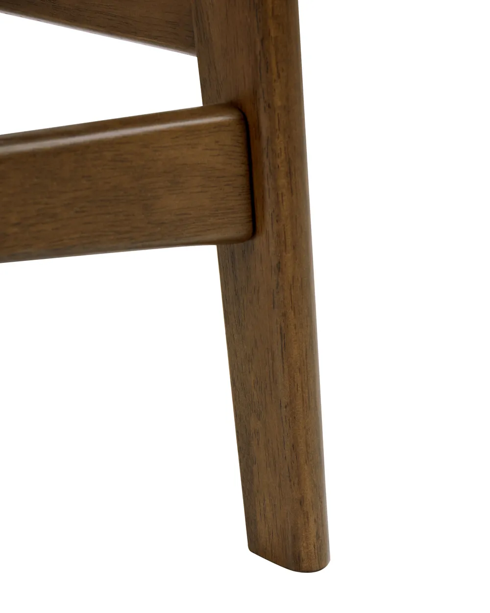 Set of 2 Bar Chairs CYNTHIANA Wood Brown/ Light Beige_1060383