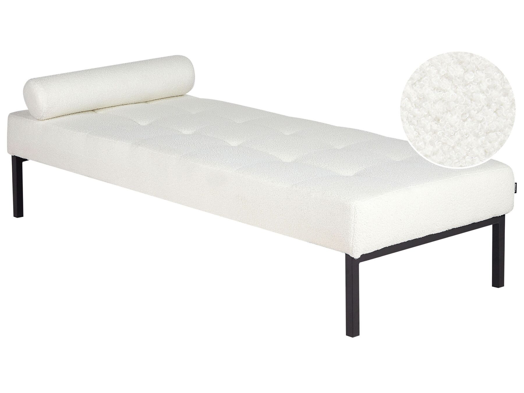 Daybed hvid bouclé CHINON_931676