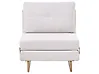 Single Sofa Bed JERSLEV Fabric Off-White