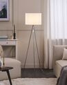 Tripod Floor Lamp White with Silver VISTULA_706176