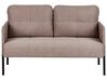 Sofa 2-osobowa brązowa LAHTI_930581