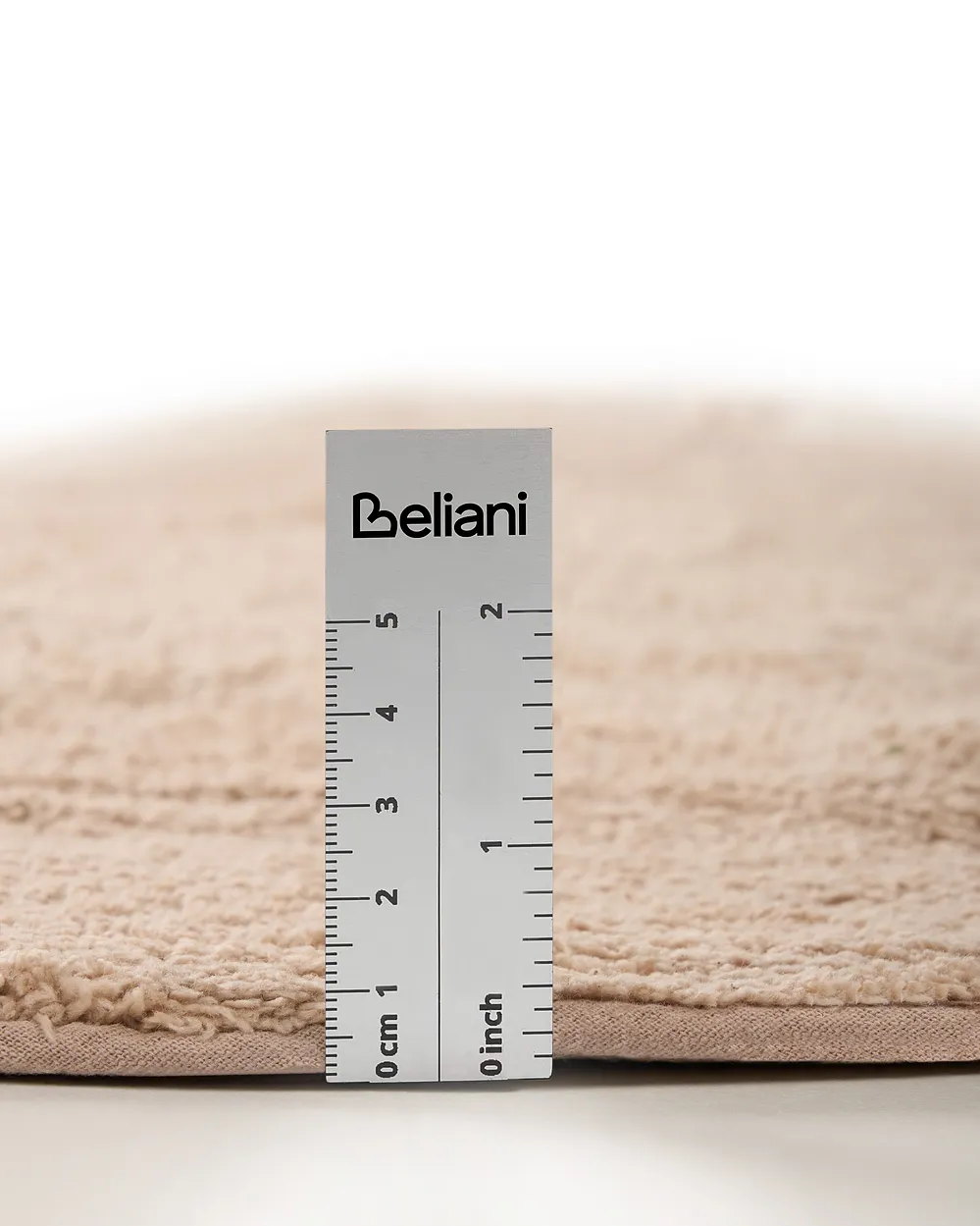 Kids Rug IRINGAL  Beige ø 120 cm Cotton_1135195