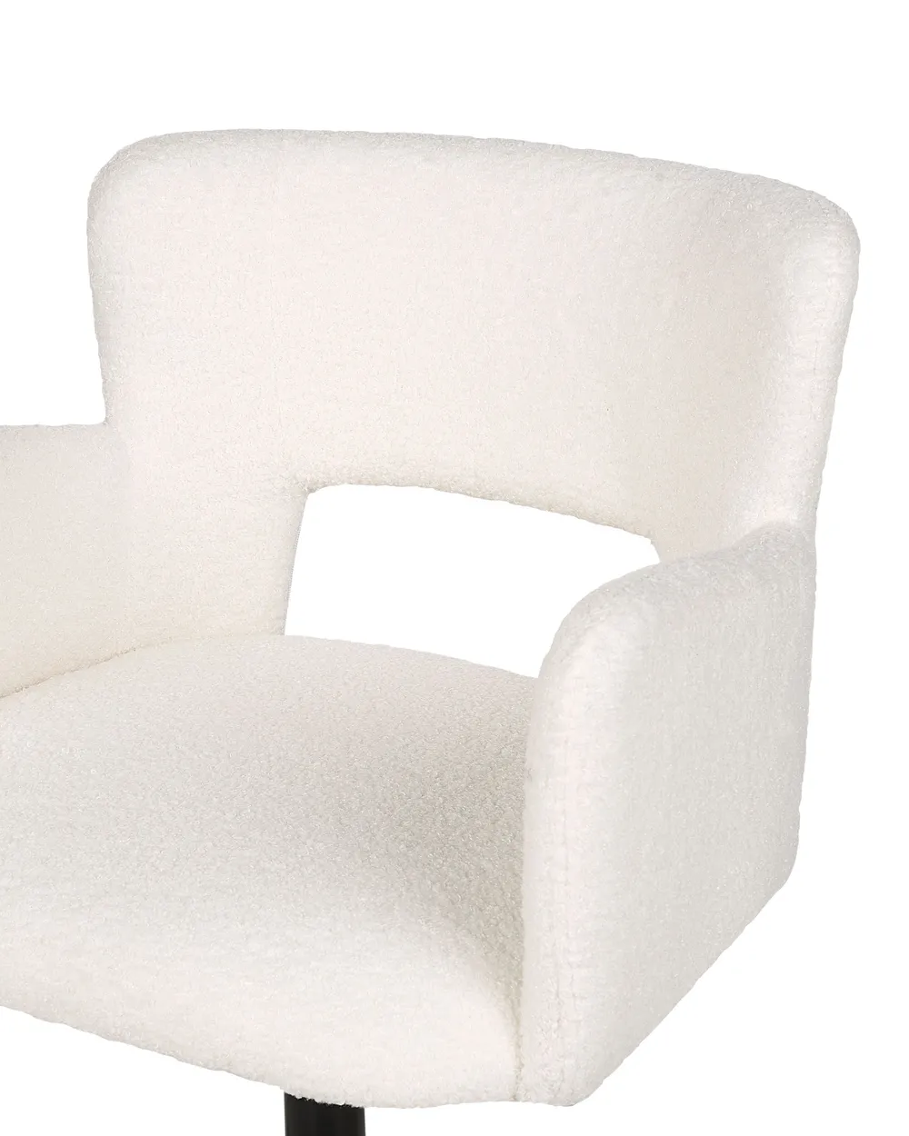 Desk Chair SANILAC II Boucle Off-White_896630