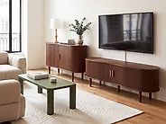 TV Stand LAURA Dark Brown_1166656