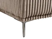 Corner Sofa STENUM Corduroy Light Brown Right Hand_972413
